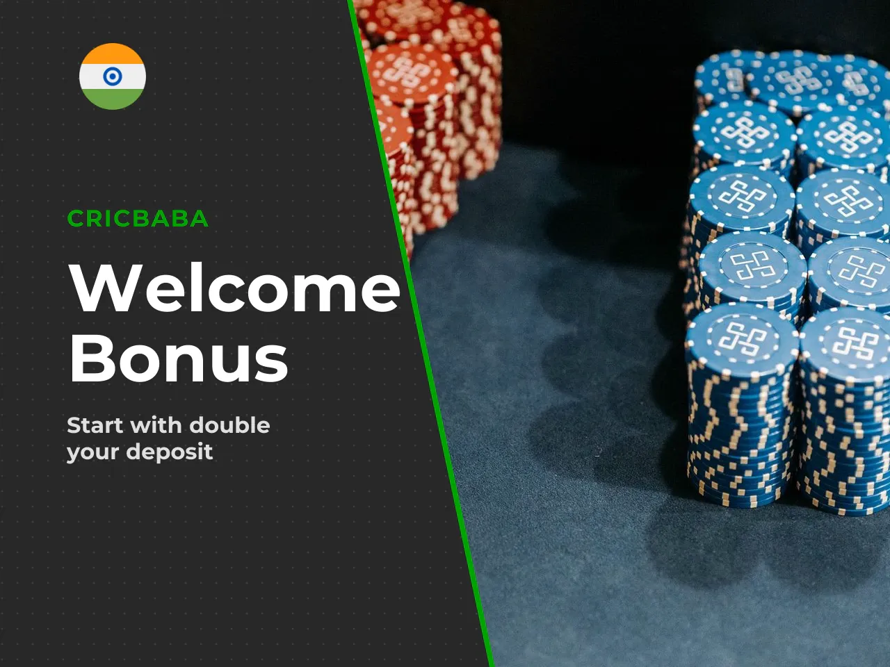 Welcome Bonus on Registration and First