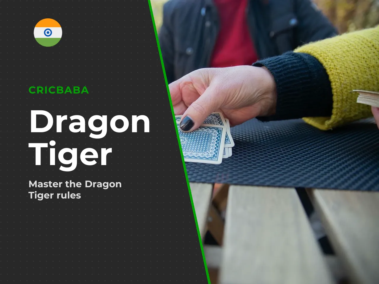Betting on Dragon or Tiger. Wagering