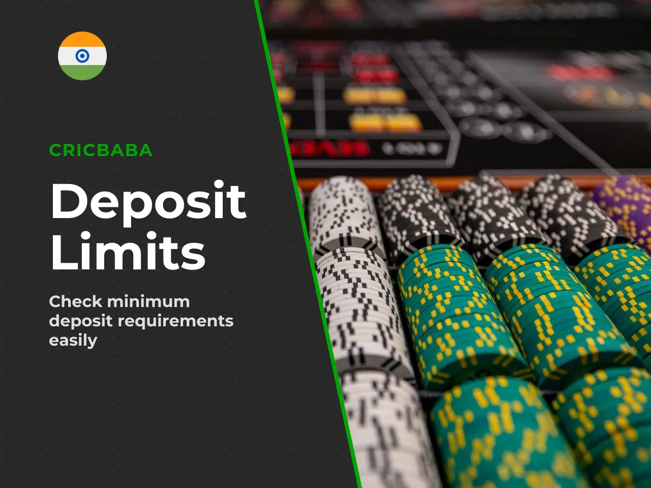 Where to verify minimum deposit before