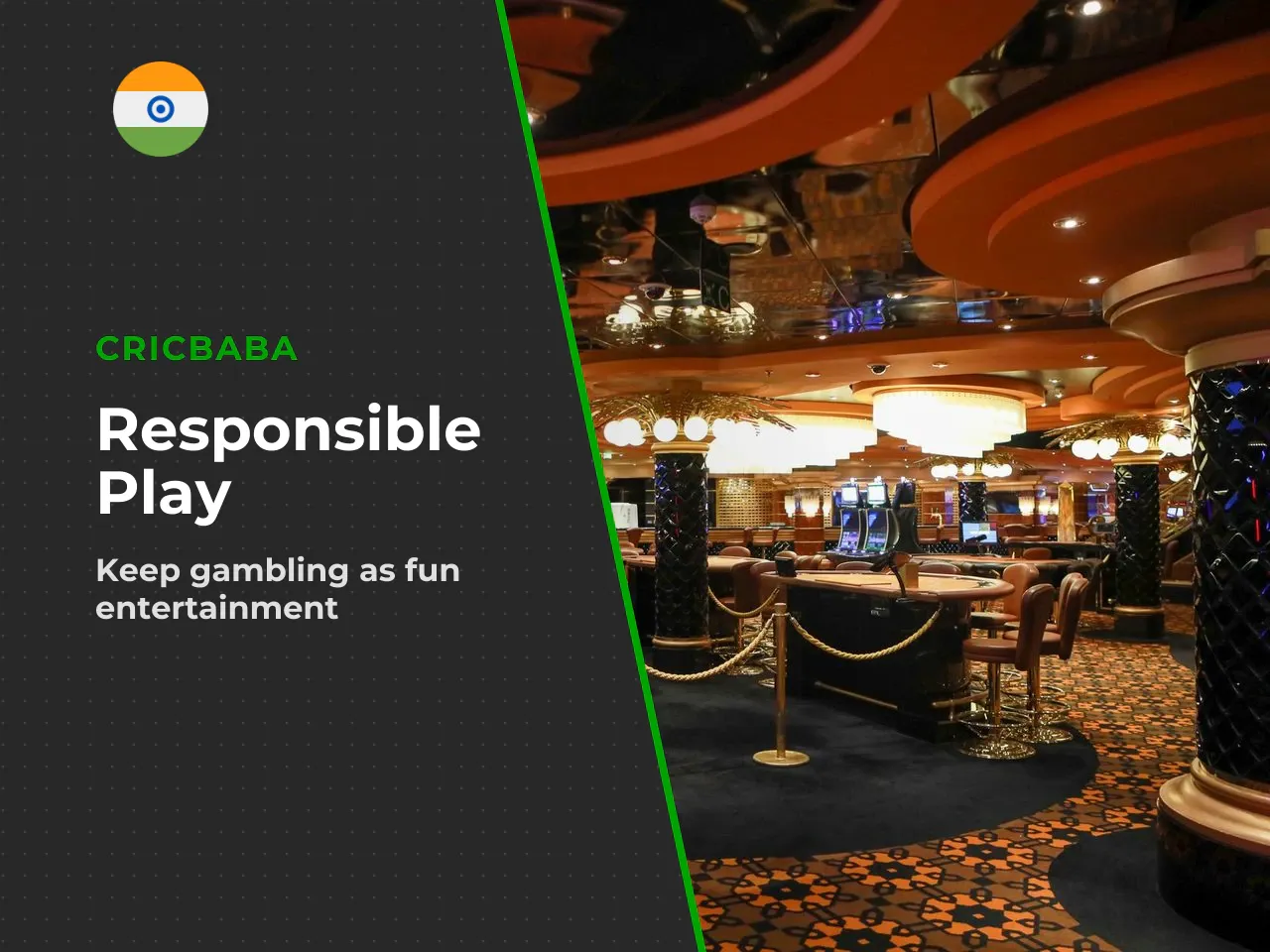 Responsible gambling keeping Vortex as entertainment