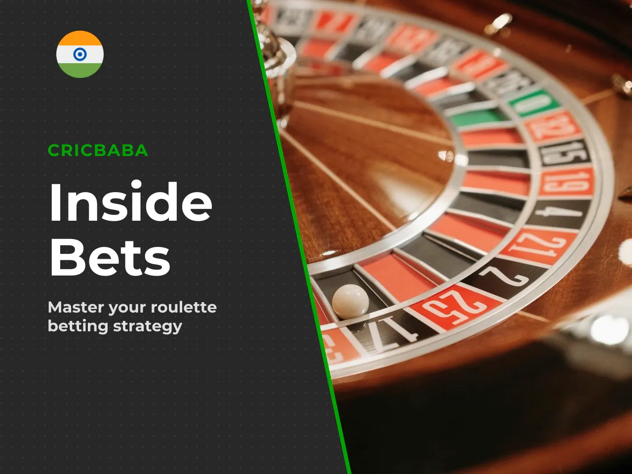 Inside bets bets on numbers and