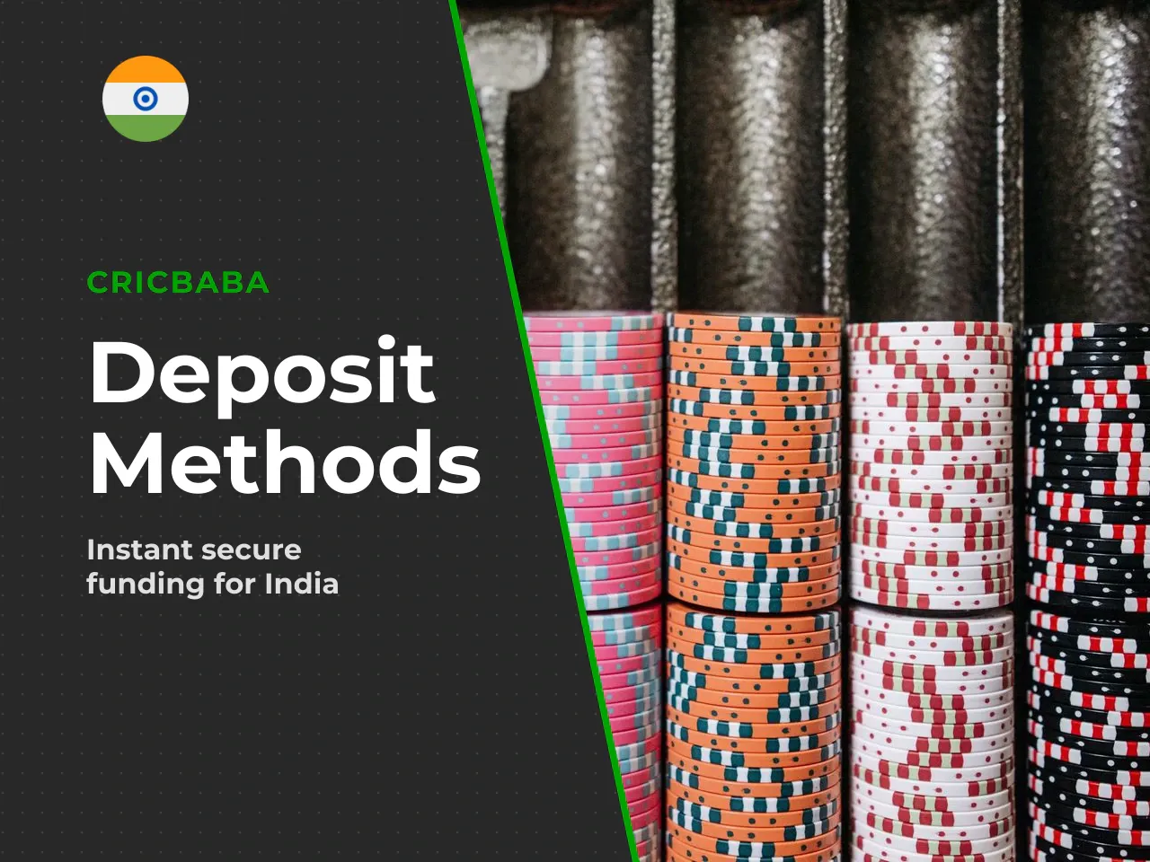 Deposit Methods and Conditions. Deposit options